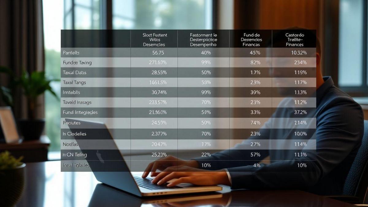Impacto das Taxas na Rentabilidade dos Fundos